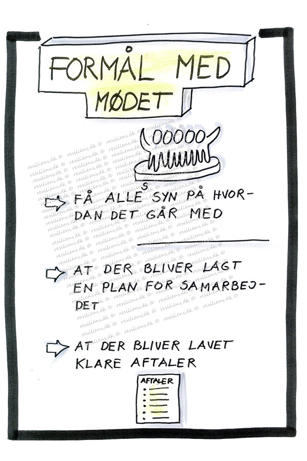 Formål med mødet