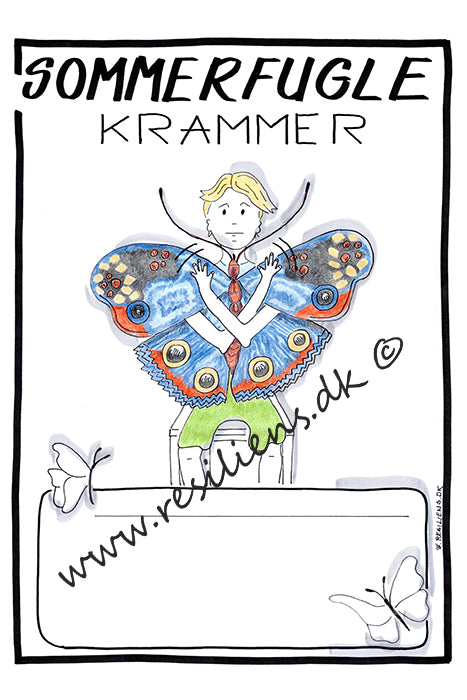 Sommerfugle krammer - dreng